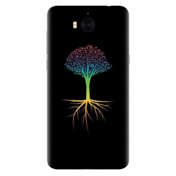 Husa silicon pentru Huawei Y5 2017, Tree 001 Husa silicon pentru Huawei Y5 2017, Tree 001