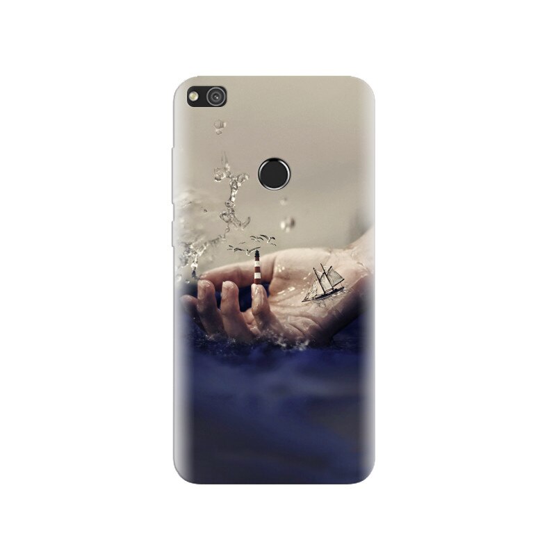 Husa Huawei P8 Lite 2017 Abstract Hand Ocean Fantasy Fiction
