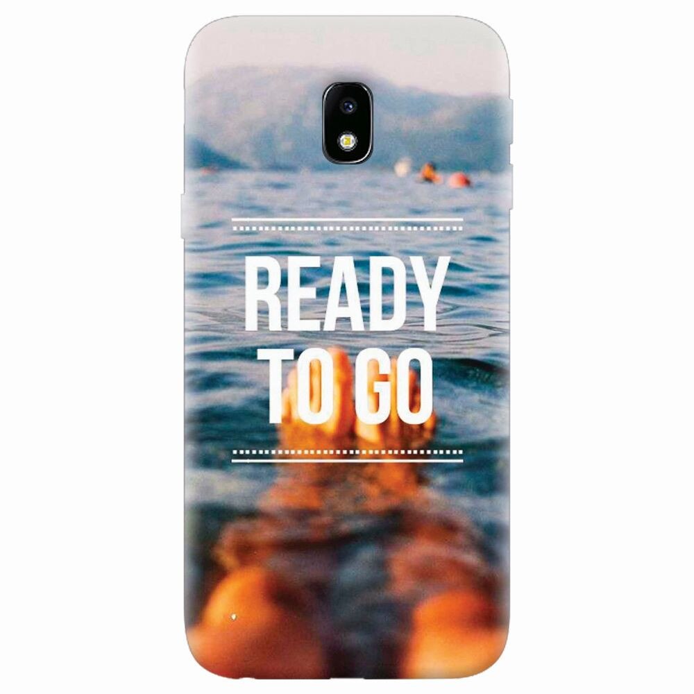 Husa silicon pentru Samsung Galaxy J7 Pro 2017, Ready To Go Swimming