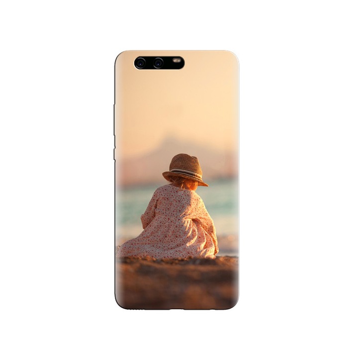 Калъф Huawei P10 PLUS Hat Girl At Sunset Beach