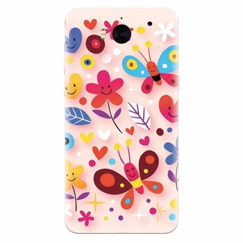 Husa silicon pentru Huawei Y6 2017, Butterfly 102 Husa silicon pentru Huawei Y6 2017, Butterfly 102