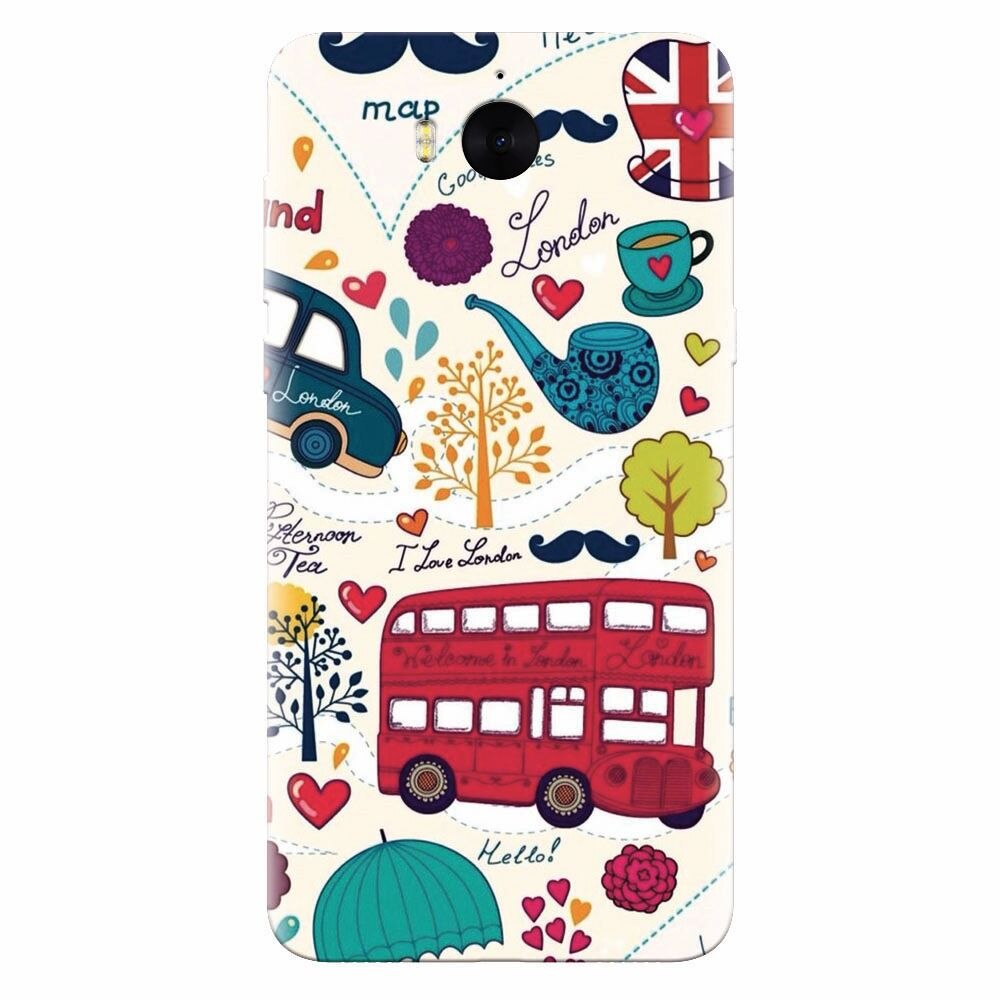 Husa silicon pentru Huawei Y6 2017, Welcome In London