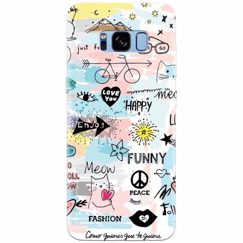 Husa silicon pentru Samsung Galaxy S8 Plus, Enjoy