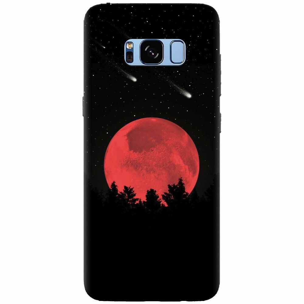 Husa silicon pentru Samsung Galaxy S8, Blood Moon