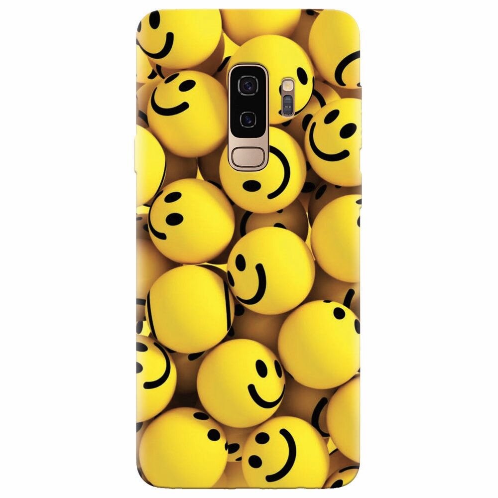 Husa silicon pentru Samsung Galaxy S9 Plus, Smiles 002