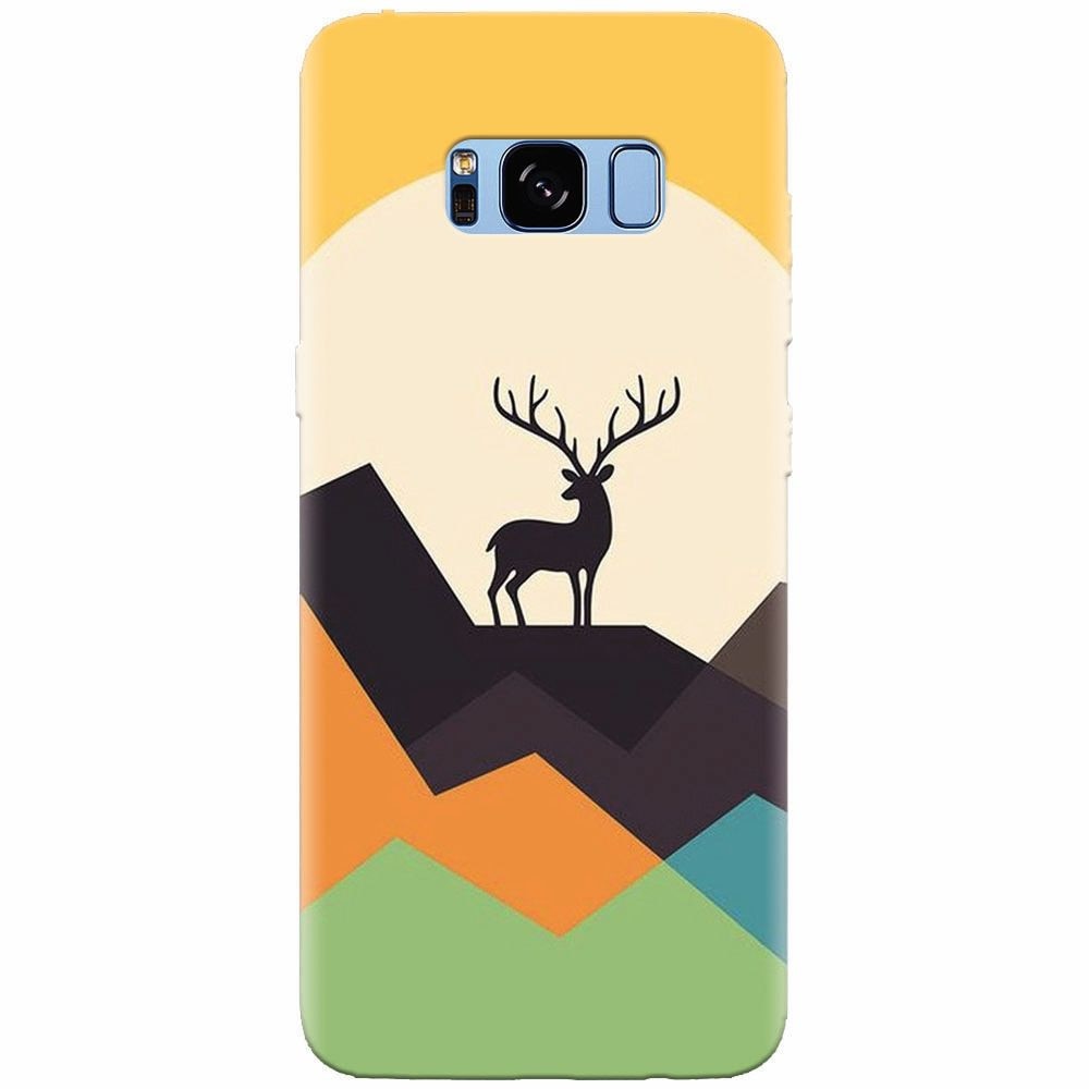 Husa silicon pentru Samsung Galaxy S8, Abstract Deer