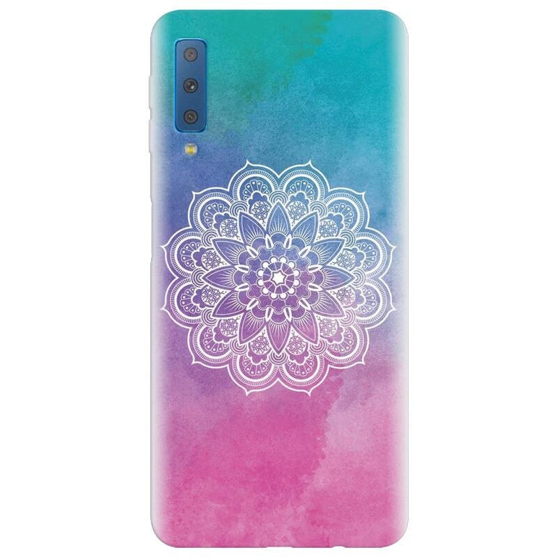 Husa silicon pentru Samsung Galaxy A7 2018, Mandala