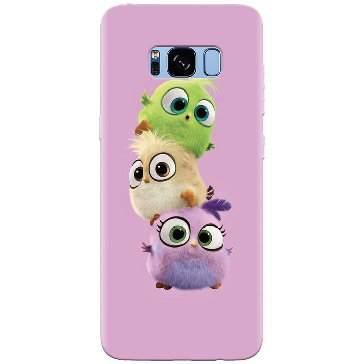 Szilikon tok Samsung Galaxy S8 Plus, Baby Birds telefonhoz