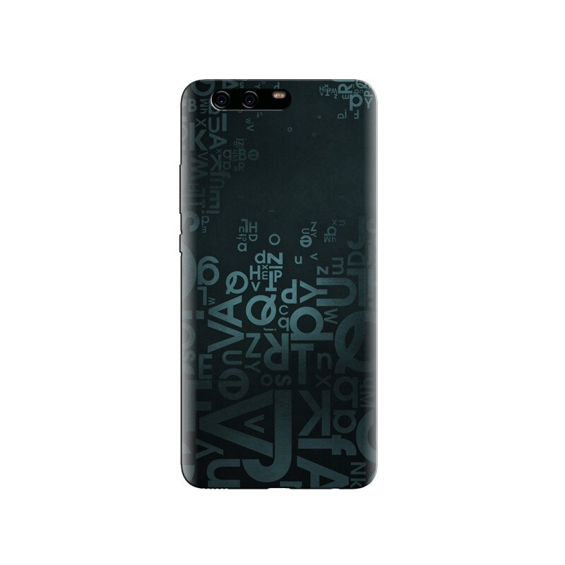 Husa Huawei P10 Letters Blue Background