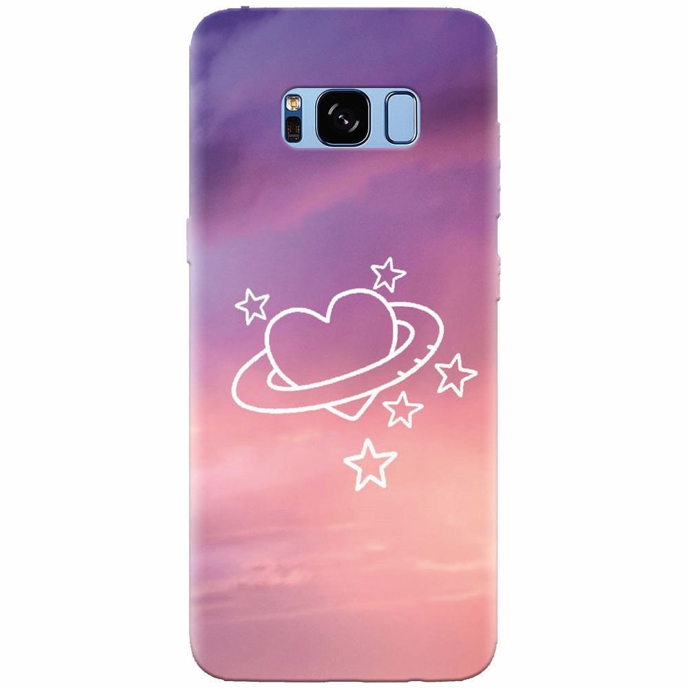 Husa silicon pentru Samsung Galaxy S8 Plus, Galaxy Heart