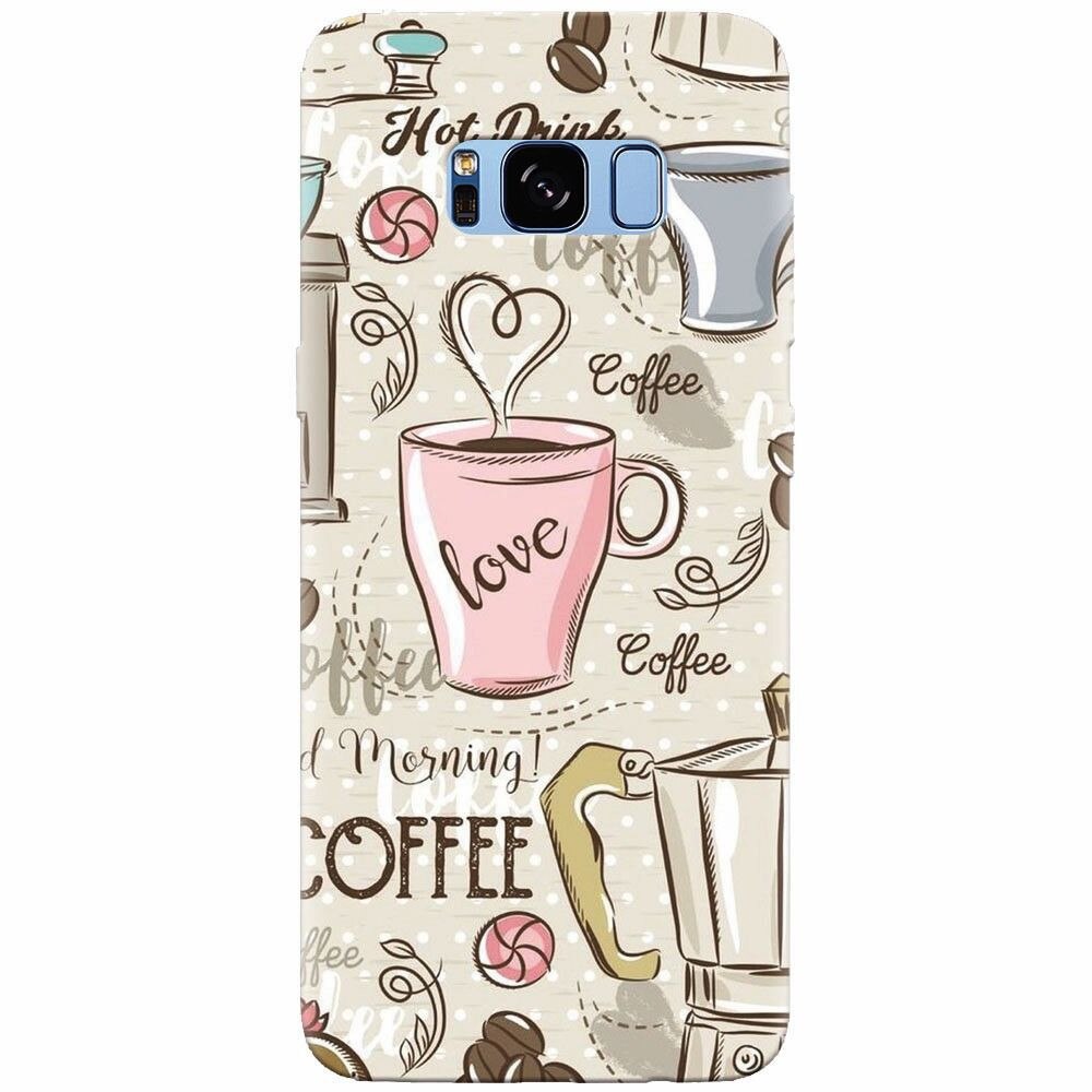 Husa silicon pentru Samsung Galaxy S8 Plus, Coffe And Donuts