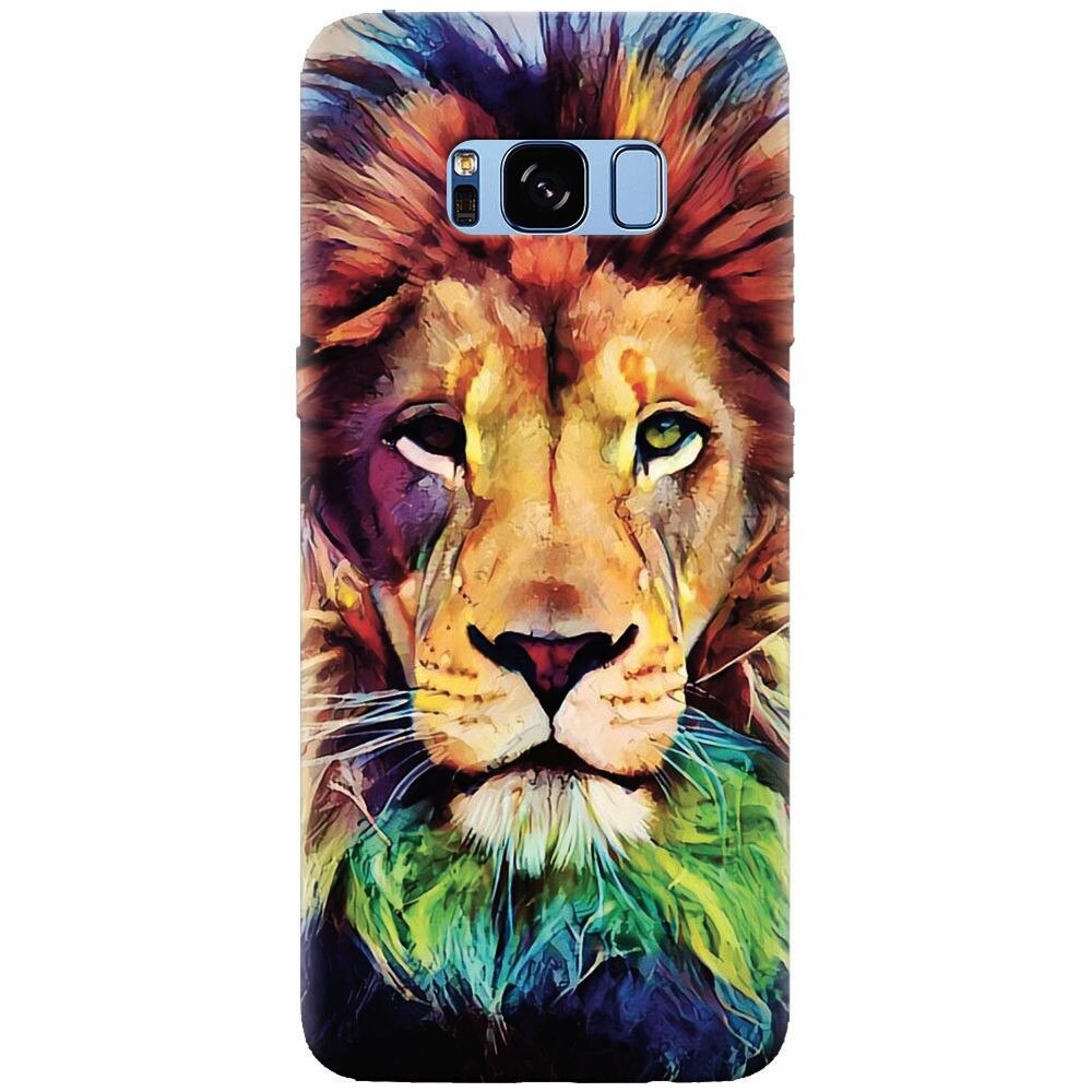 Husa silicon pentru Samsung Galaxy S8 Plus, Colorfull Lion