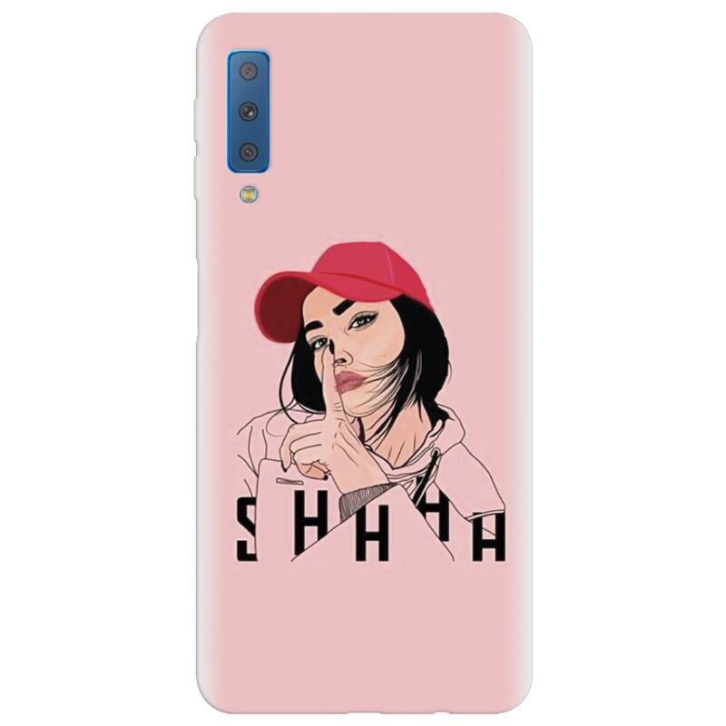 Husa silicon pentru Samsung Galaxy A7 2018, Shhh