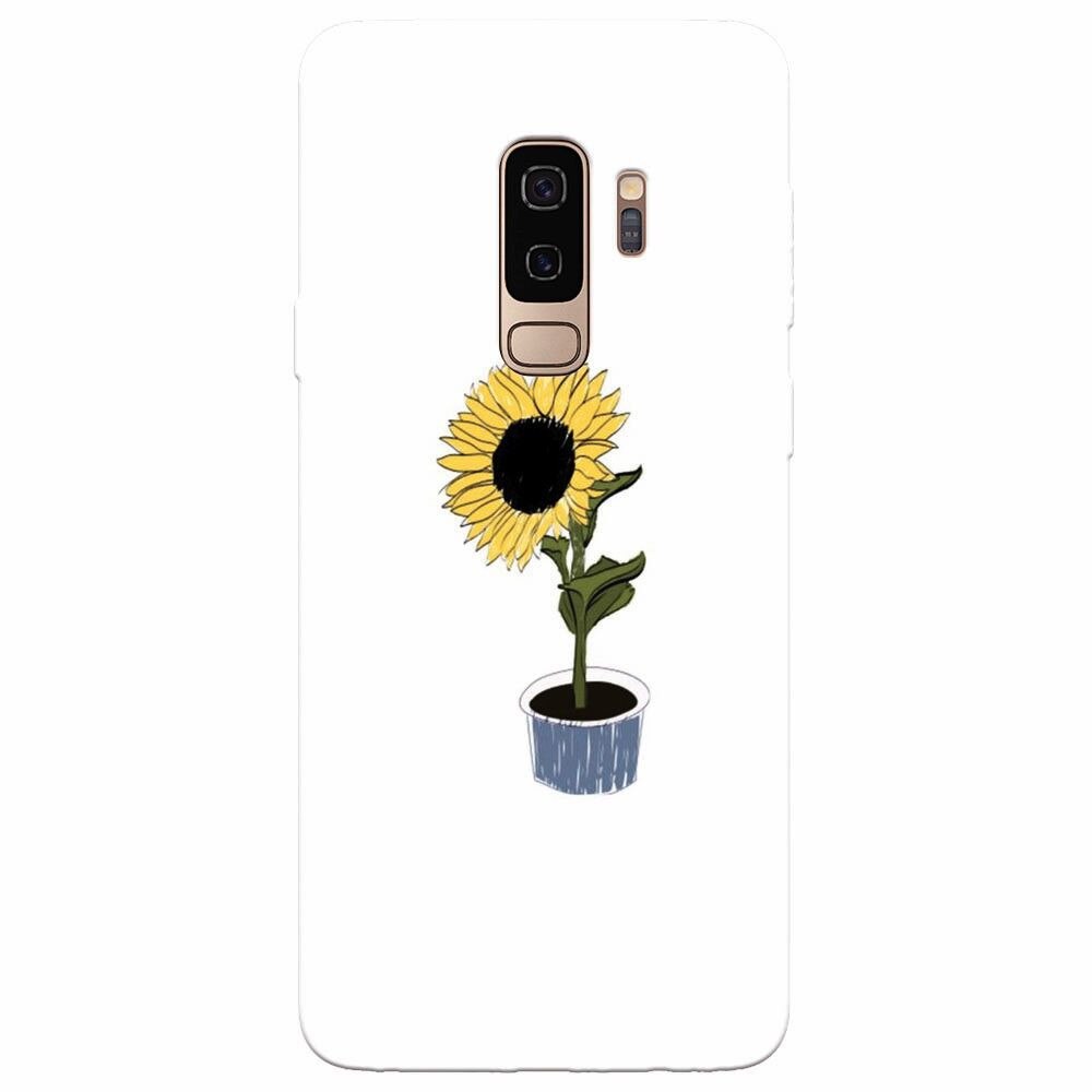 Husa silicon pentru Samsung Galaxy S9 Plus, Sun Flower