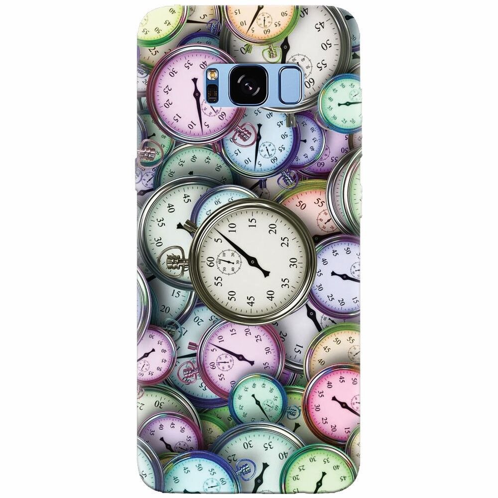 Husa silicon pentru Samsung Galaxy S8, Clocks