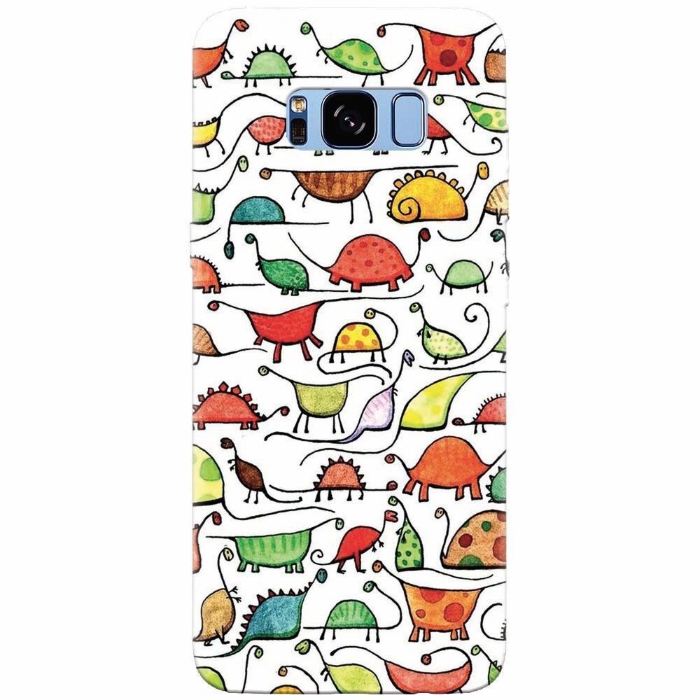 Husa silicon pentru Samsung Galaxy S8 Plus, Dino