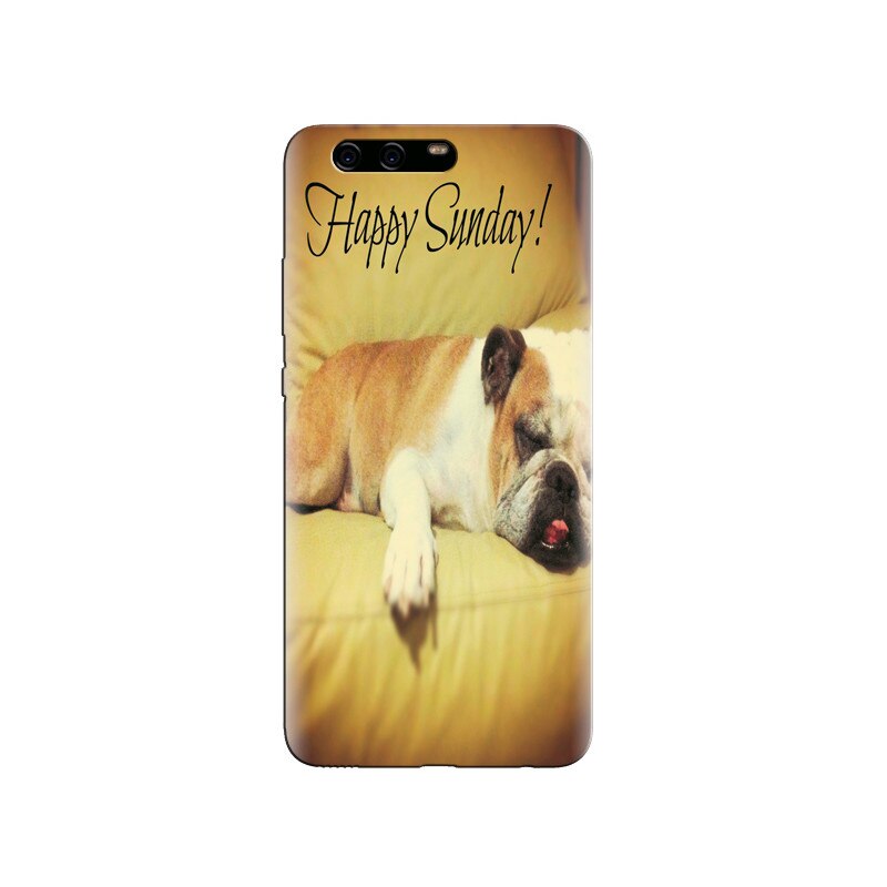 Husa Huawei P10 PLUS Dog Sleeping On Sofa At Sunday