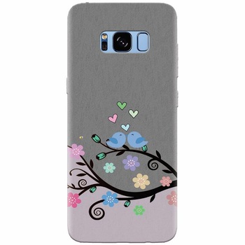 Husa silicon pentru Samsung Galaxy S8 Plus, Bird Love Husa silicon pentru Samsung Galaxy S8 Plus, Bird Love
