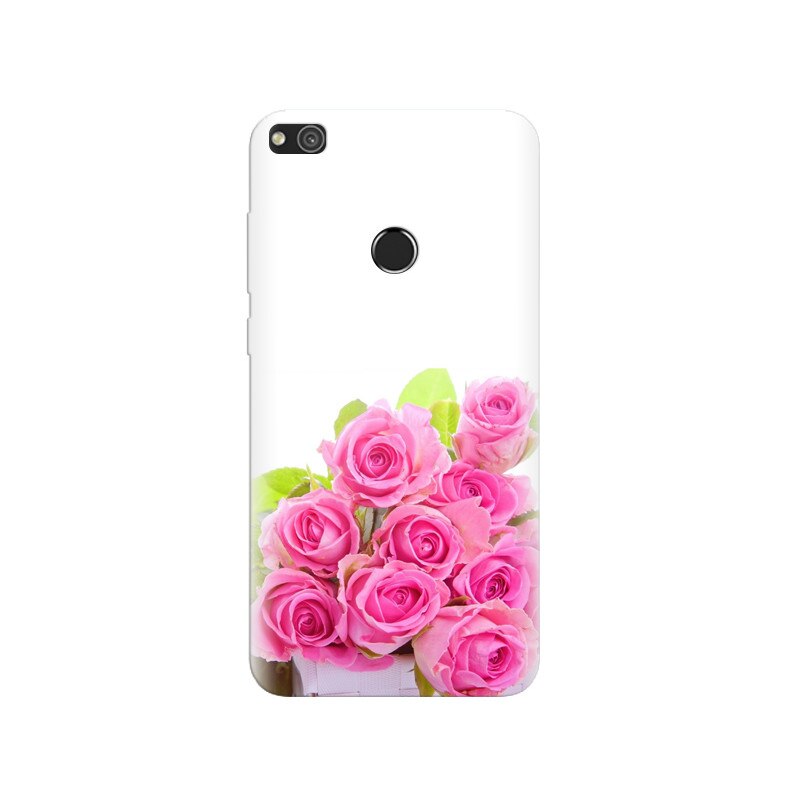 Husa Huawei P8 Lite 2017 Pink Flower 007