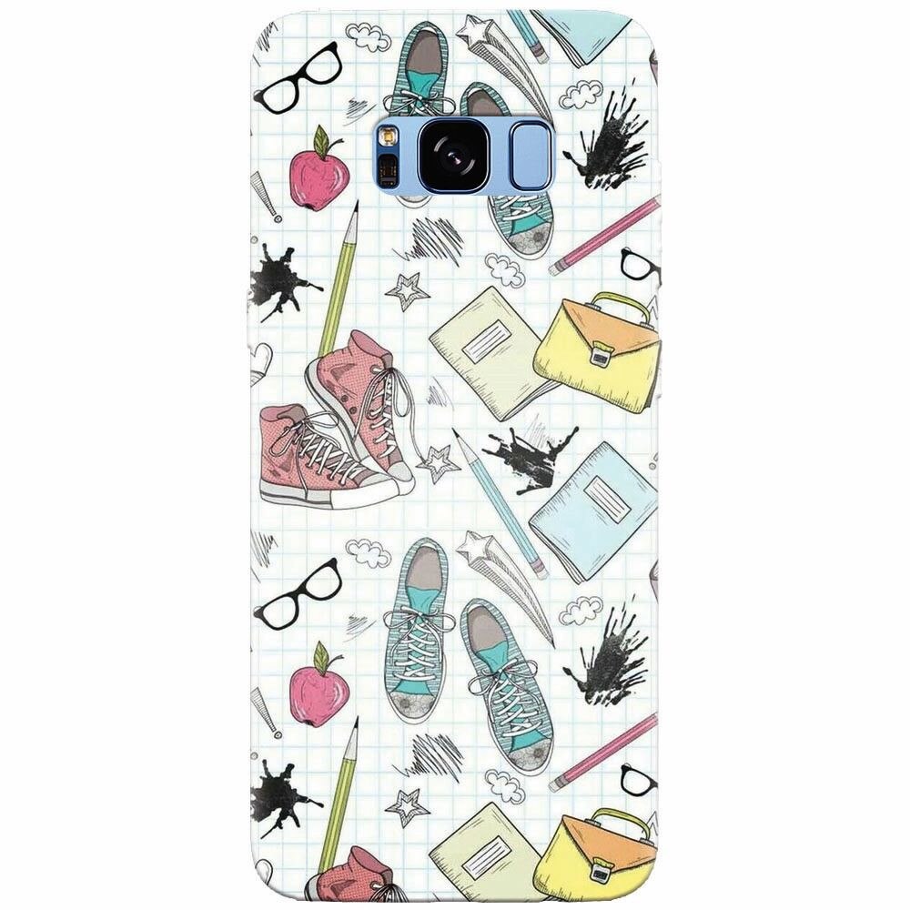 Husa silicon pentru Samsung Galaxy S8, School