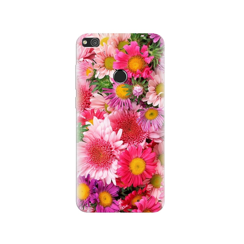 Husa Huawei P8 Lite 2017 Pink Flower 002
