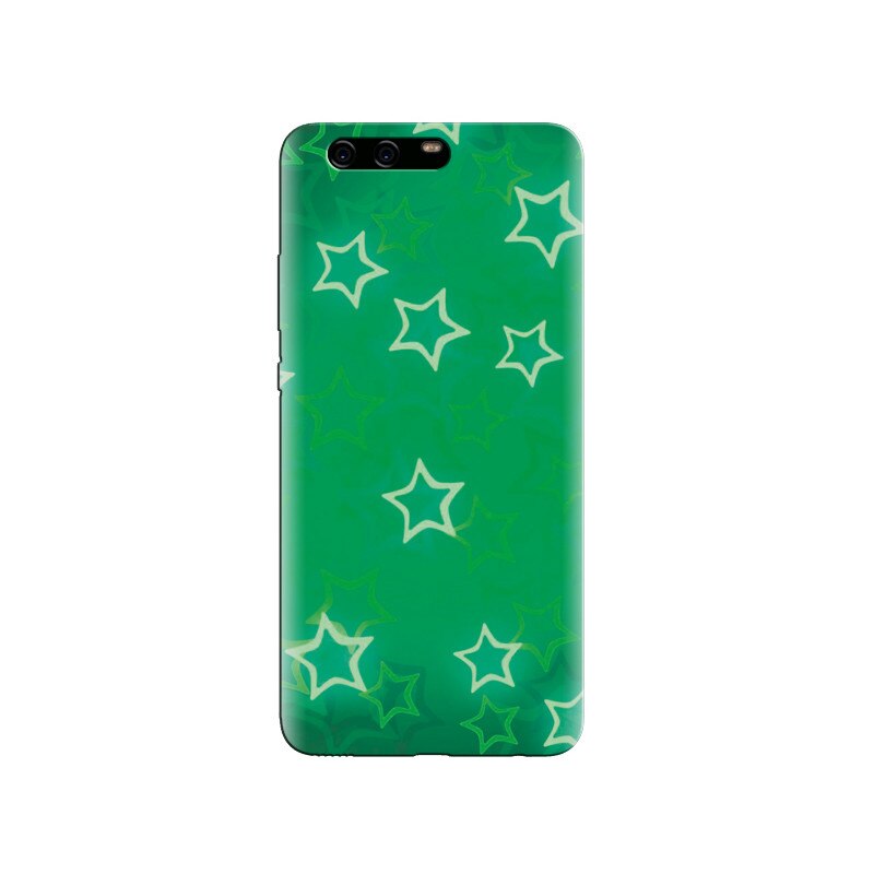 Husa Huawei P10 PLUS Lighting Stars With Green Background