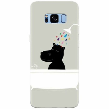 Husa silicon pentru Samsung Galaxy S8 Plus, Hippo Bath Husa silicon pentru Samsung Galaxy S8 Plus, Hippo Bath
