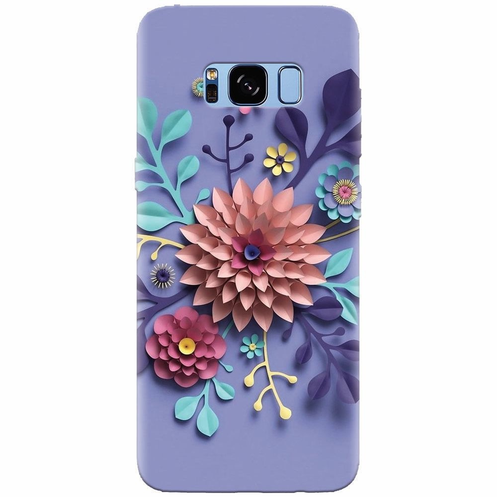 Husa silicon pentru Samsung Galaxy S8, Flower Artwork