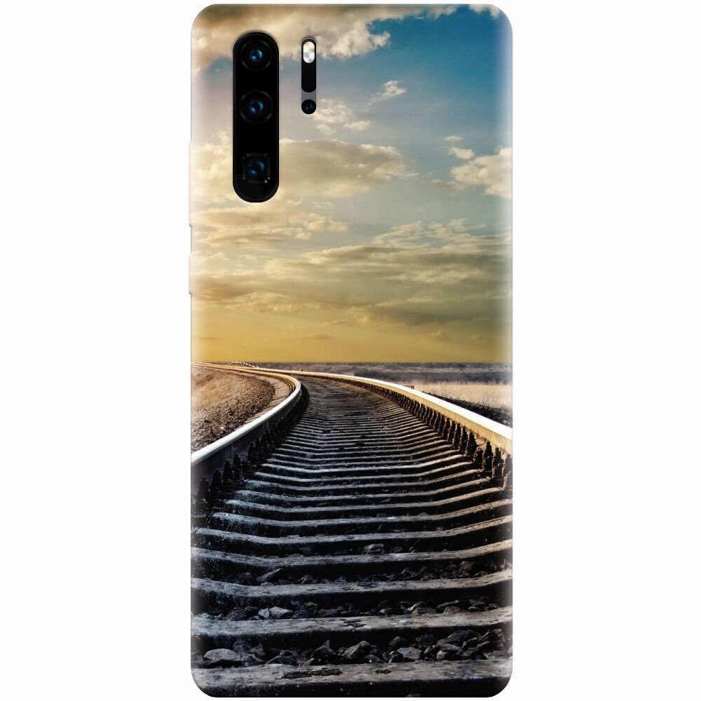 Husa silicon pentru Huawei P30 Pro, Railroad Horizon