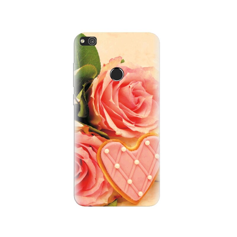 Husa Huawei P8 Lite 2017 Pink Roses And Delicious Heart