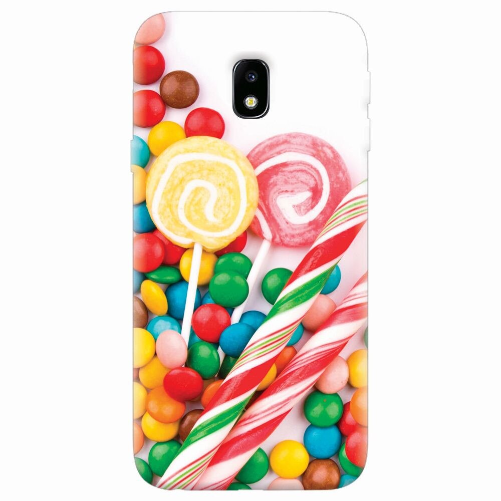 Husa silicon pentru Samsung Galaxy J7 2017, Sweet Colorful Candy