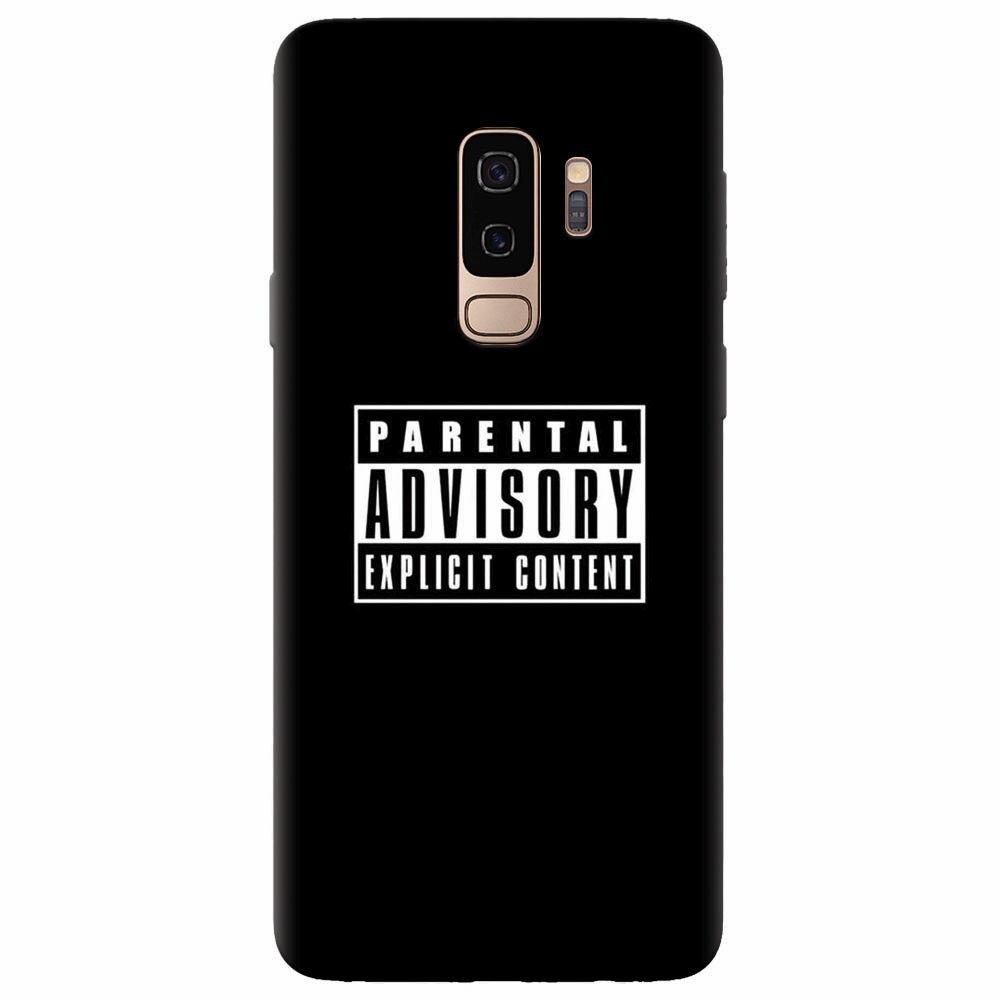 Husa silicon pentru Samsung Galaxy S9 Plus, Parental Advisory