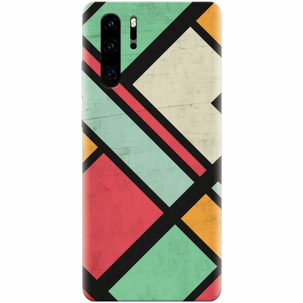 Husa silicon pentru Huawei P30 Pro, Retro Grunge