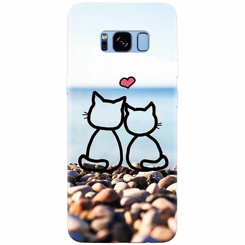 Husa silicon pentru Samsung Galaxy S8, In Love Cats