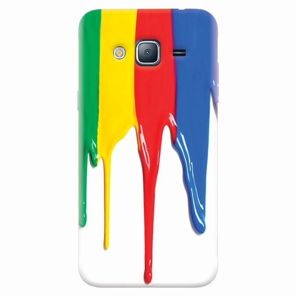 Husa silicon pentru Samsung Galaxy J5 2015, Dripping Colorful Paint