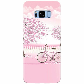 Husa silicon pentru Samsung Galaxy S8 Plus, Pink Spring Husa silicon pentru Samsung Galaxy S8 Plus, Pink Spring
