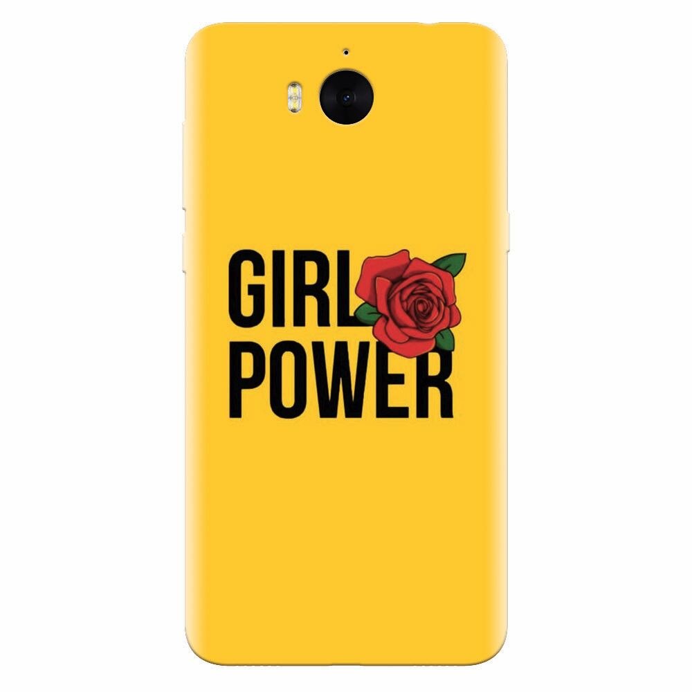 Husa silicon pentru Huawei Y6 2017, Girl Power