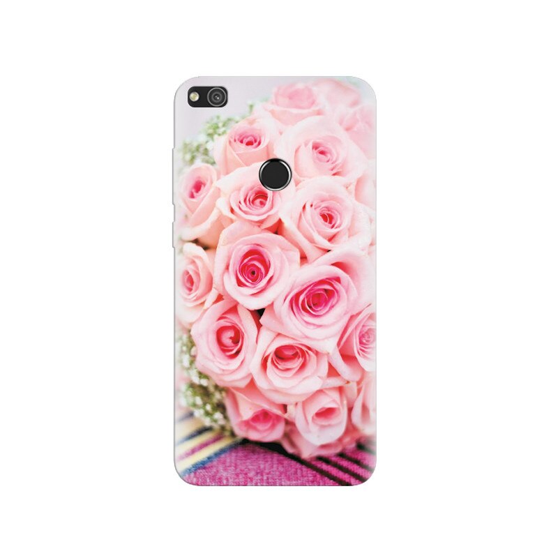 Husa Huawei P8 Lite 2017 Pink Rose Bouquet Wedding