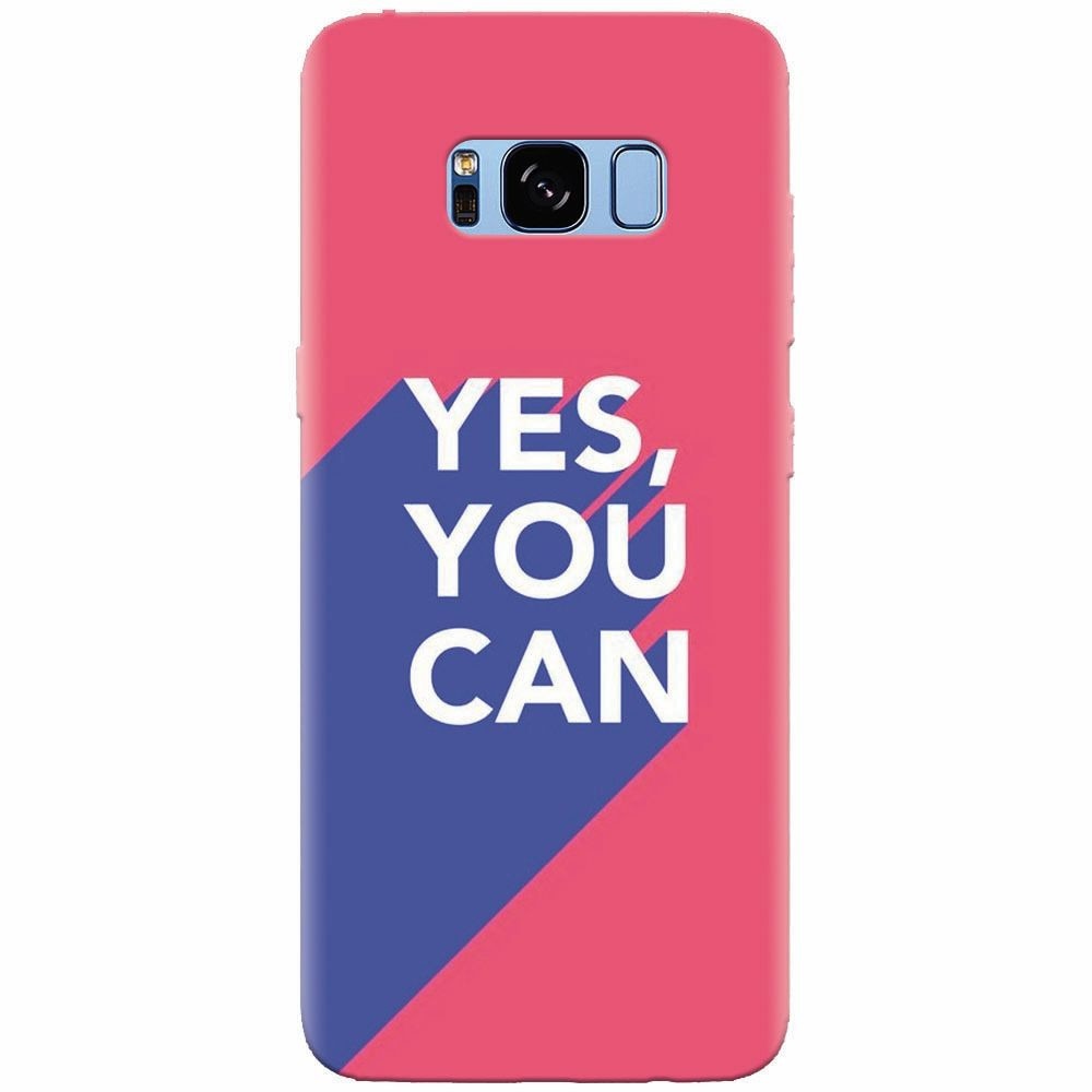 Husa silicon pentru Samsung Galaxy S8 Plus, Yes You Can