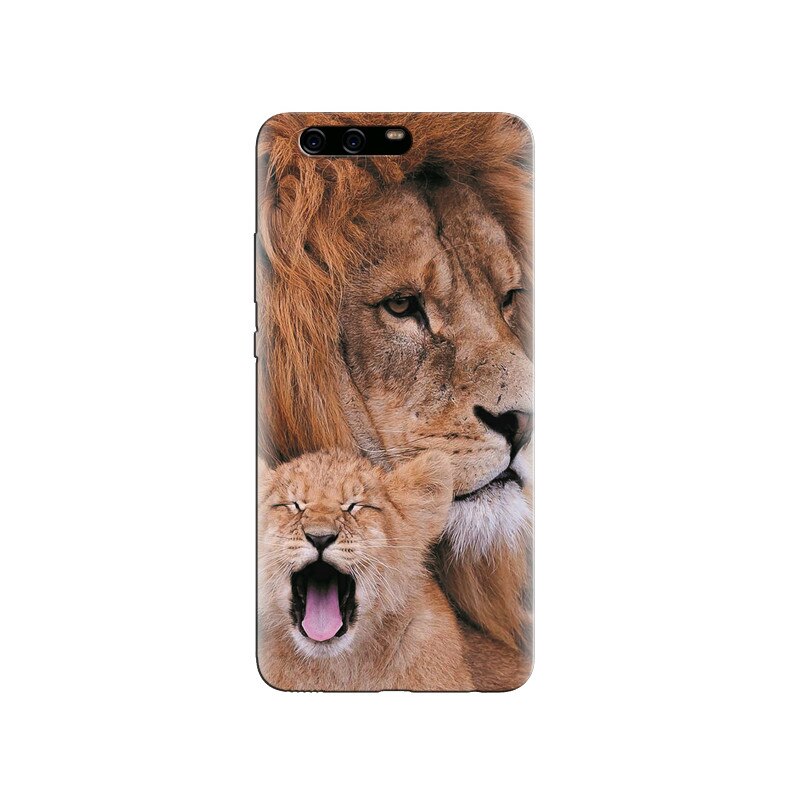 Husa Huawei P10 Lion With Cub Wildlife Animal