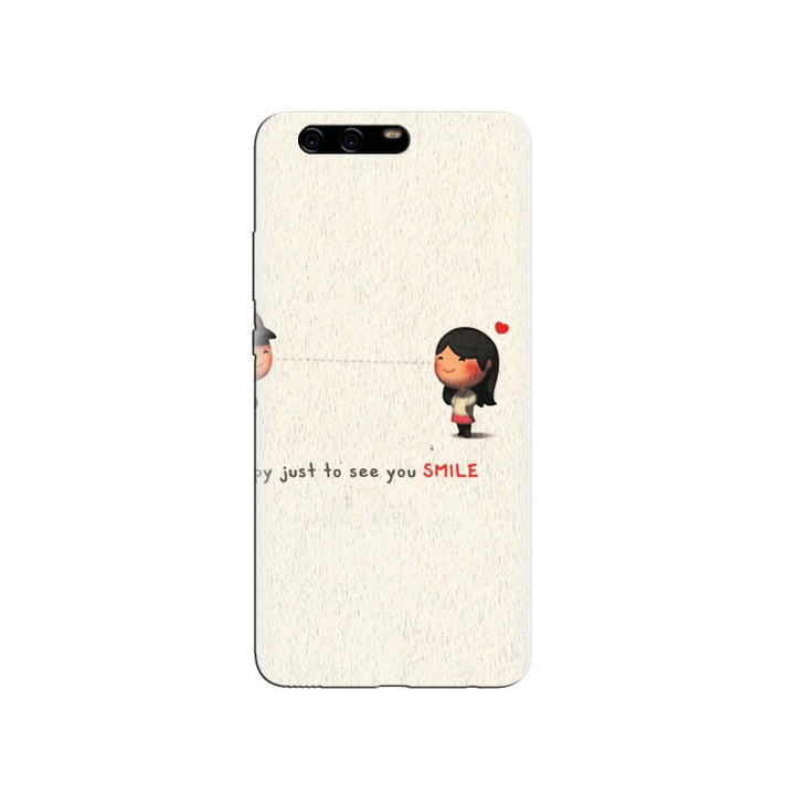 Калъф за Huawei P10 PLUS Love Is Happy Just To See Smile