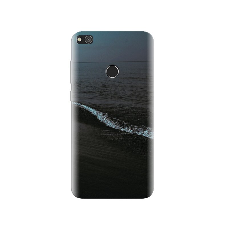 Husa Huawei P8 Lite 2017 Overcast Sea Beach Waves At Night Wide