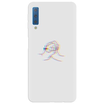 Husa silicon pentru Samsung Galaxy A7 2018, With Love Husa silicon pentru Samsung Galaxy A7 2018, With Love