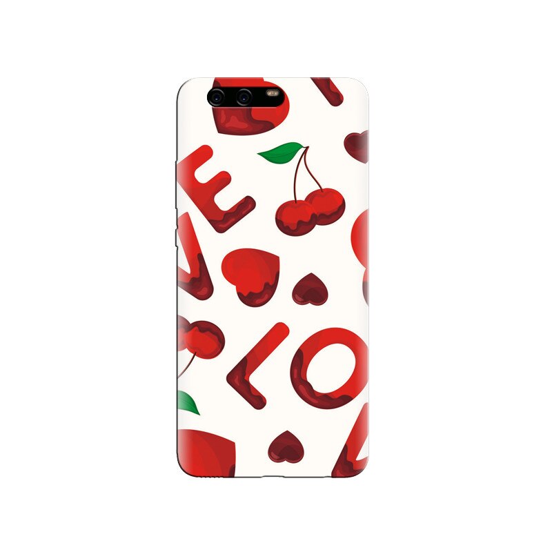 Husa Huawei P10 PLUS Love Cherries And Hearts Photos