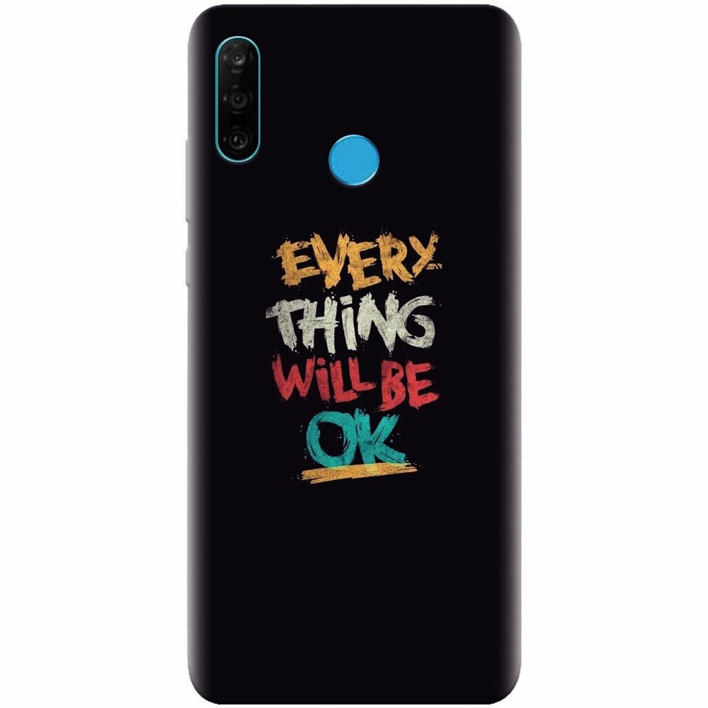 Husa silicon pentru Huawei P30 Lite, Everything Will Be Ok