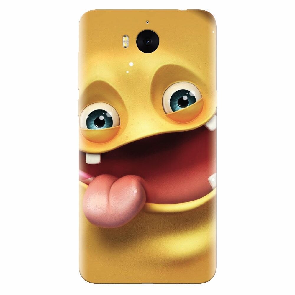 Husa silicon pentru Huawei Y6 2017, Cute Monster