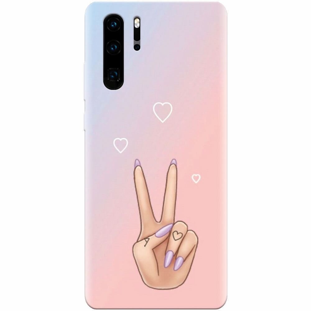 Husa silicon pentru Huawei P30 Pro, Victory Love