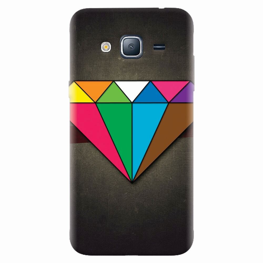 Husa silicon pentru Samsung Galaxy J5 2015, Colorful Diamond