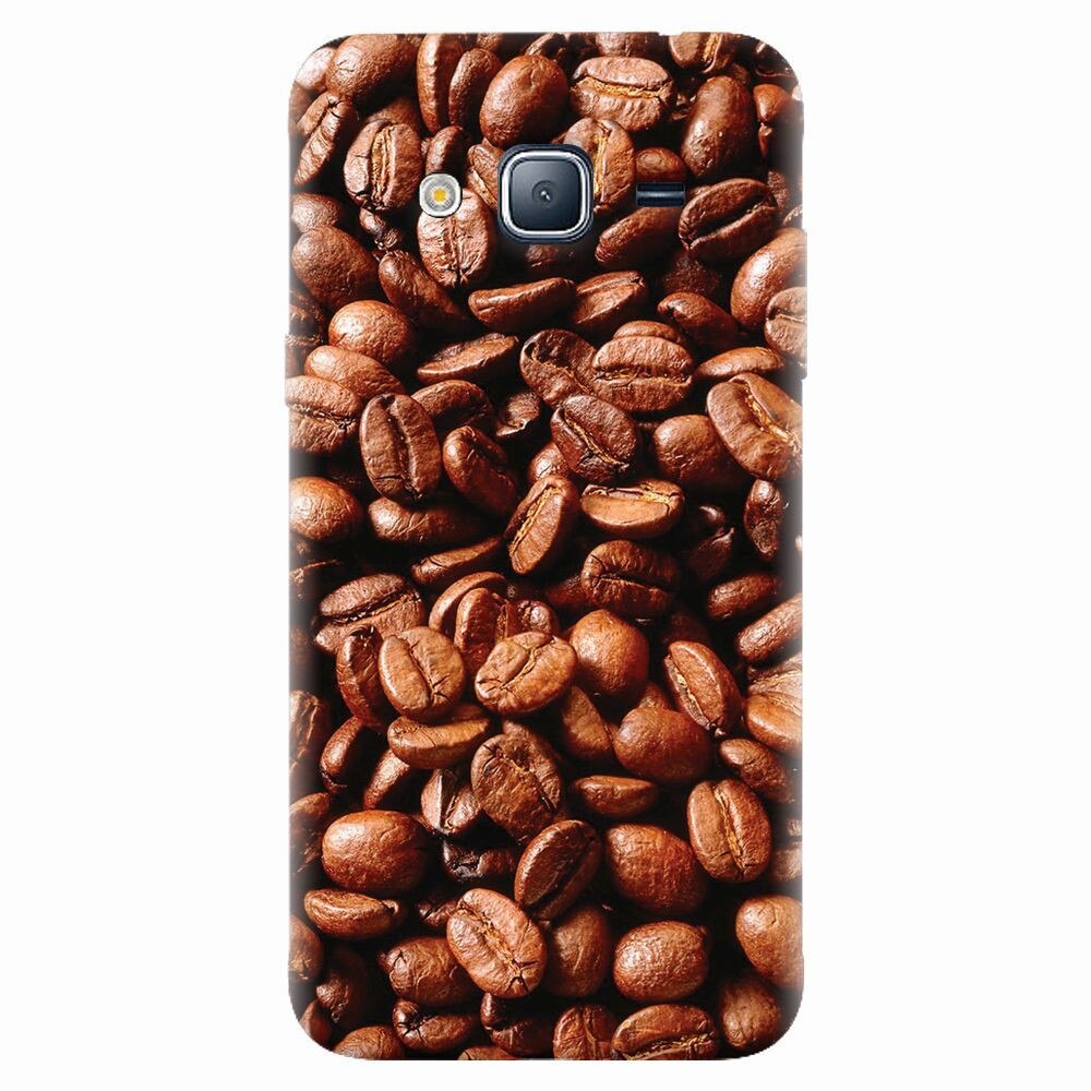Husa silicon pentru Samsung Galaxy J5 2015, Coffee Beans
