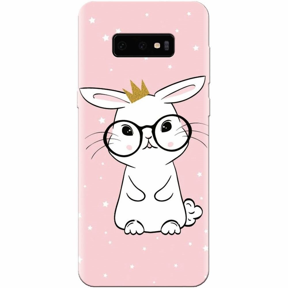 Husa silicon pentru Samsung Galaxy S10 Lite, Cute Rabbit